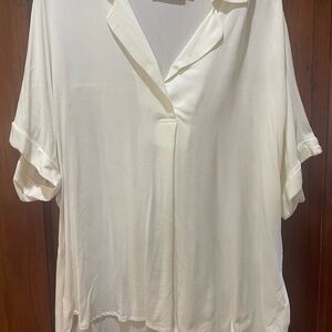 All in Favor Cream Blouse